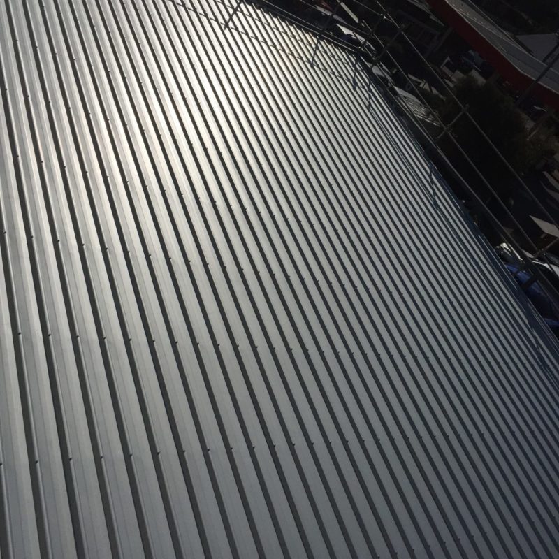 Site photo: flashing detail work