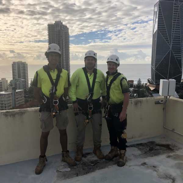 Site photo: sheet fixing