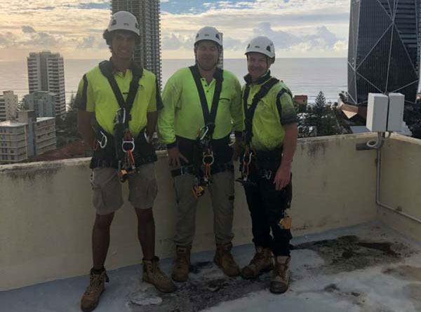 The direct-staff High End Roofing team on site